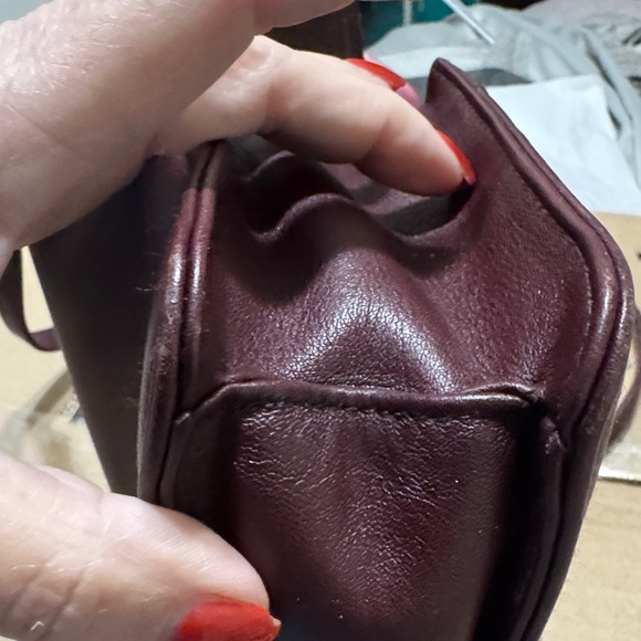 Etienne Aigner Dark Brown Leather Shoulder Bag - Picture 14 of 16